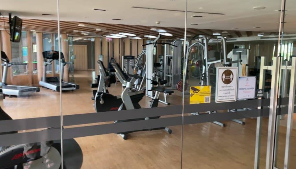 gym at the grand fortune hotel